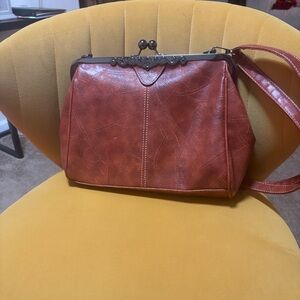 Vintage Leather Women's Bag - Brown